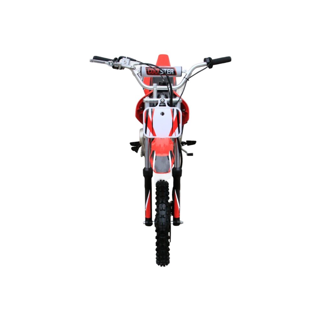 Coolster 125cc XR-125 Semi-Automatic Dirt Bike Red Front View