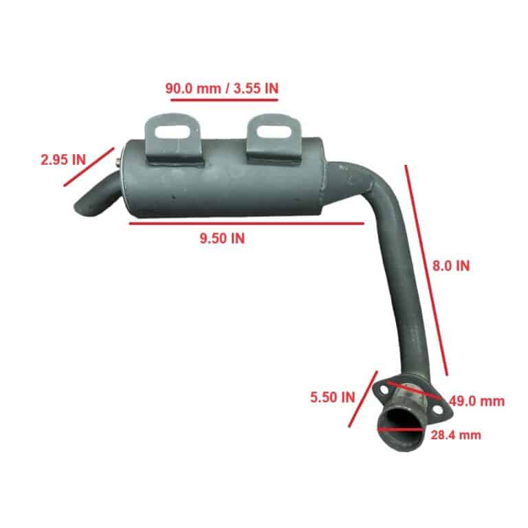 GK-6125A-PQG-GK017-MU-17-MUFFLER