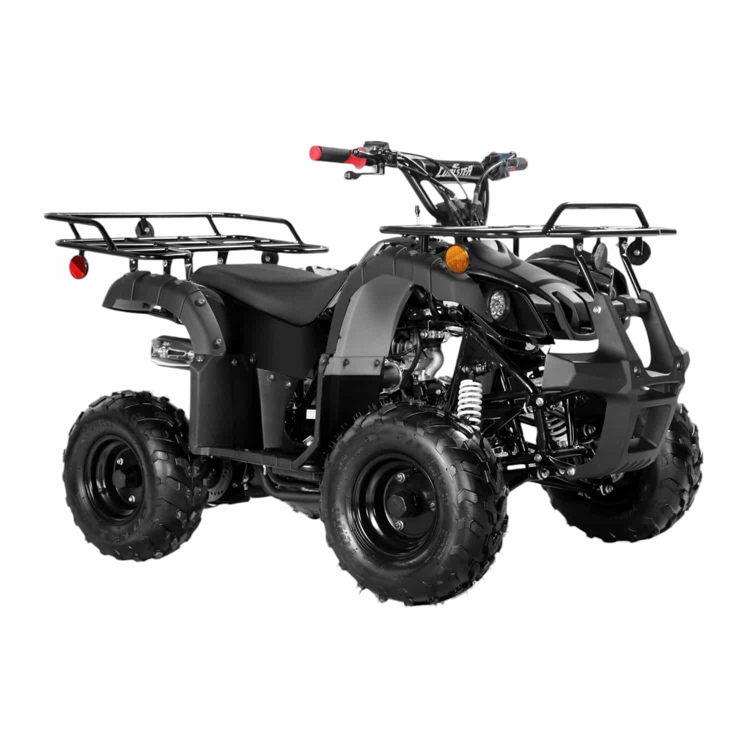 Coolster 125cc 3125R Mid-Sized Utility Style ATV Black Front Right Quarter View-Photoroom