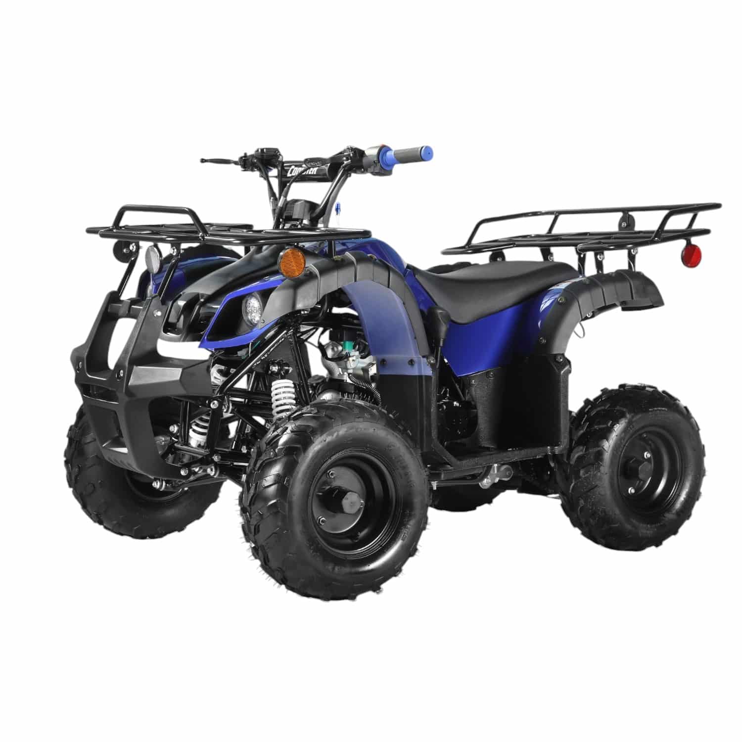 Coolster 125cc 3125R Mid-Sized Utility Style ATV Blue Front Left Quarter View-Photoroom