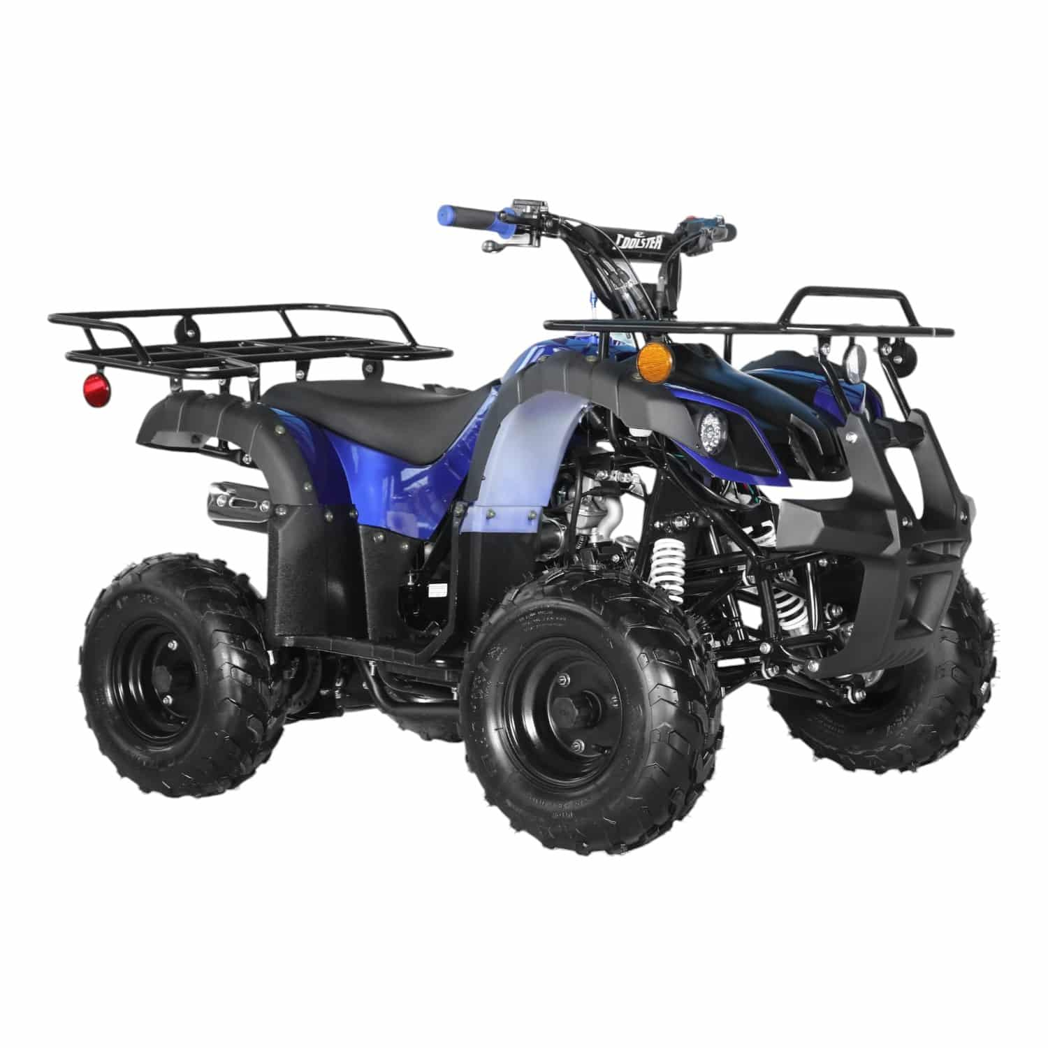 Coolster 125cc 3125R Mid-Sized Utility Style ATV Blue Front Right Quarter View-Photoroom