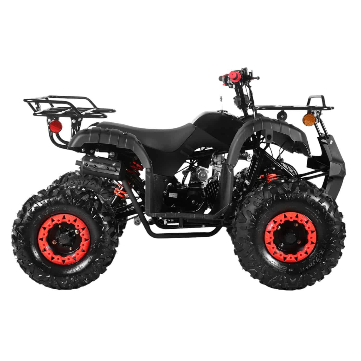 Coolster 125cc 3125XR-8U2 Mid-Sized Utility Style ATV Black Right Side View-Photoroom