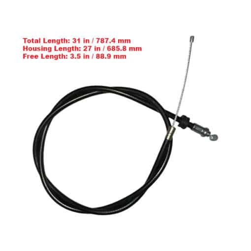 Throttle Cable 31 IN 78.74 CM (TC-28) (LSL-AA008) - Dimensions