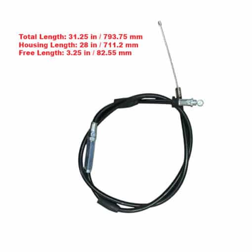 Throttle Cable 31.25 IN - 79.34 CM (TC-16) (LSL-AA002) - DIMENSIONS